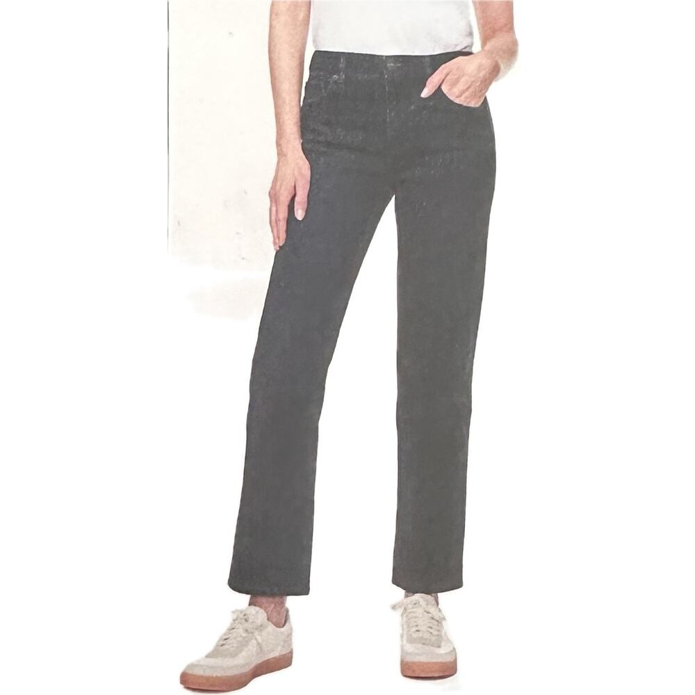 Hudson mid-rise straight jeans new